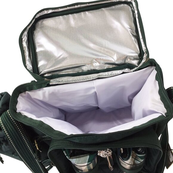 Picnic at Ascot NWT Wine Cheese Cooler Insulated Green Bag Tote Charcuterie - Picture 7 of 9